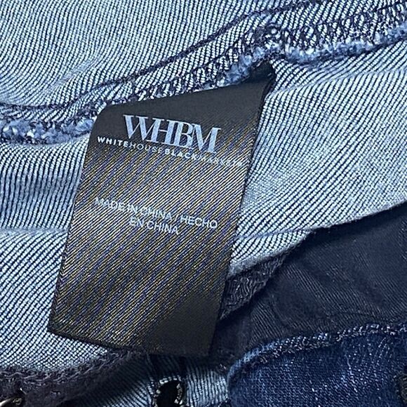 WHBM Jeans Sz 14 Extra High Rise Cargo Wide Leg Relaxed Fit Soft Trouser - Picture 10 of 14